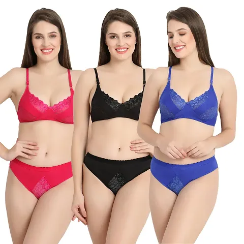 Tace Lingerie Sets Colour Pack of 3