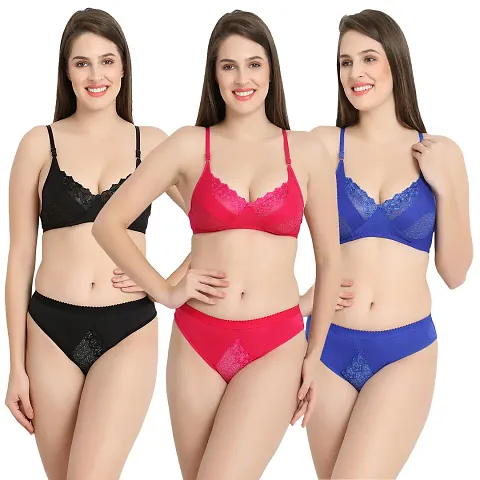 Tace Lingerie Sets Colour Pack of 3