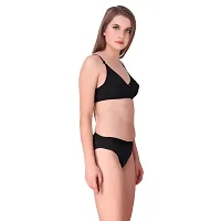 Women's Cotton Bra  Panty Set-thumb3