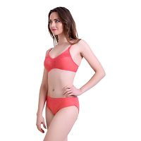 Women's Cotton Bra  Panty Set-thumb1