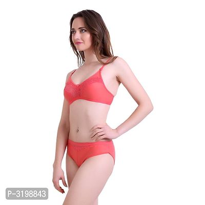 Women's Cotton Bra  Panty Set-thumb2