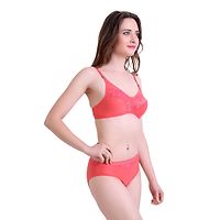 Women's Cotton Bra  Panty Set-thumb2