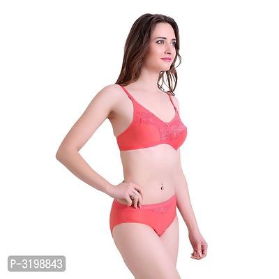 Women's Cotton Bra  Panty Set-thumb3