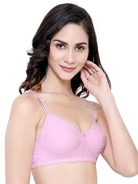 Multicoloured Cotton Basic Bras - Pack Of 2-thumb3