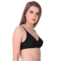 Cotton Basic Plain Bra Pack of 2-thumb3