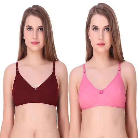 Basic Plain Bra Pack of 2