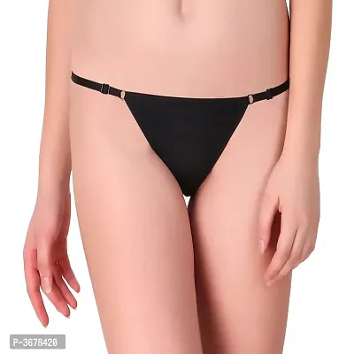 Thong Panty Black Colour Pack of 1