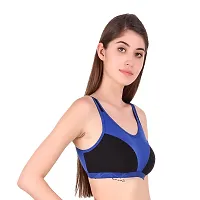 Women's Sports Bra Blue Color Pack of 1-thumb2