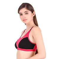 Women's Sports Bra Pink Color Pack of 1-thumb1