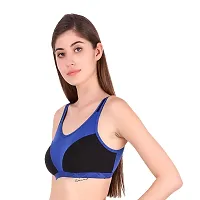 Women's Sports Bra Blue Color Pack of 1-thumb1