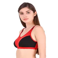 Women's Sports Bra Red Color Pack of 1-thumb1