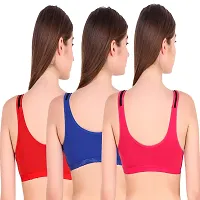 Women's Sports Bra MultiColor Pack of 3-thumb3