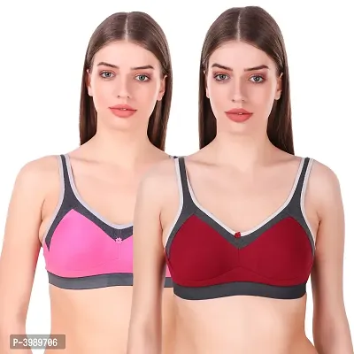 Women's Nayra Sports Bra Multicolored Pack of 2