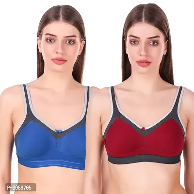 Women's Nayra Sports Bra Multicolored Pack of 2