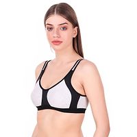 Women's Seema Sports Bra Black color Pack of 1-thumb2