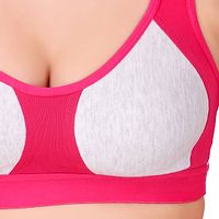 Women's Seema Sports Bra Pink color Pack of 1-thumb4