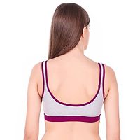 Women's Seema Sports Bra Purpli color Pack of 1-thumb3