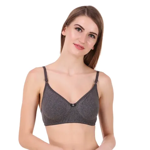 Women's Plain Bra Pack of 1