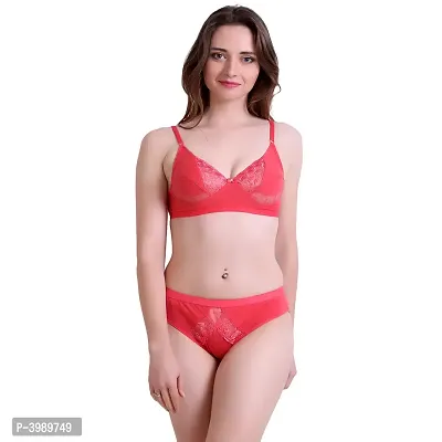 Women's  Lingerie Sets Pink Colour Pack of 1-thumb0