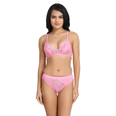 Tace Kumkum Color Lingerie Set Pack of 1