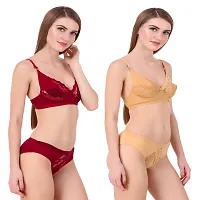 Women's  Lingerie Sets Multicolour Pack of 2-thumb2