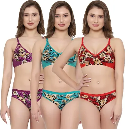 Women Fancy Lingerie Sets pack of 3