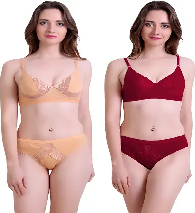 Women Fancy Lingerie Sets pack of 2