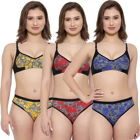 Women Fancy Lingerie Sets pack of 3