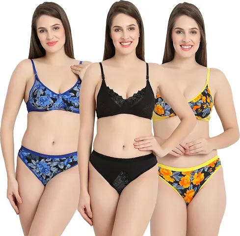 Women Fancy Lingerie Sets pack of 3