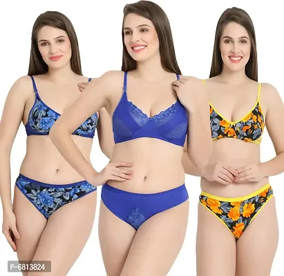 Women Fancy Lingerie Sets pack of 3