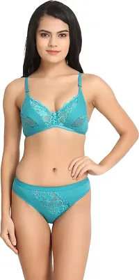 Multicoloured Cotton Solid Lingerie Sets For Women-thumb1