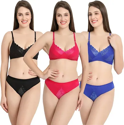 Tace Lingerie Sets Colour Pack of 3