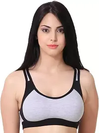 Stylish Hosiery Solid Sports Bras For Women- Pack Of 3-thumb2