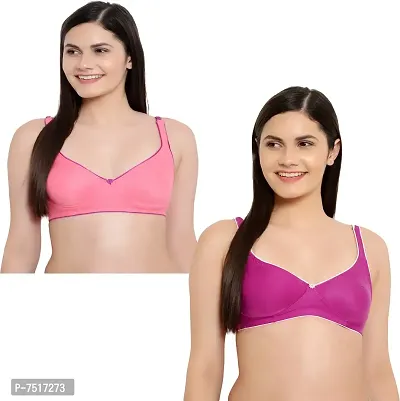 Buy Stylish Cotton Blend Solid Sports Bras For Women- Pack Of 3 Online In  India At Discounted Prices