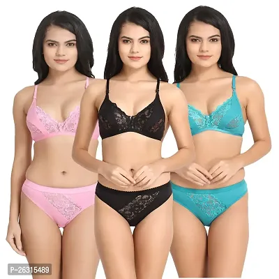 Tace Kumkum Bridal Fancy Lingerie Sets Lingerie Sets Pack of 3