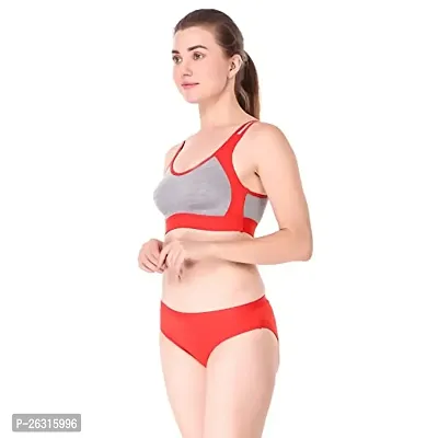 Stylish Multicoloured Cotton Sports Bra For Women Pack Of 3-thumb5