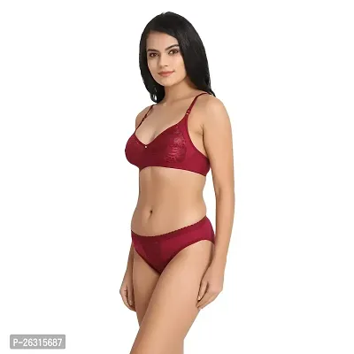 Tace Varsha Maroon Color Lingerie Sets Pack of 1-thumb3