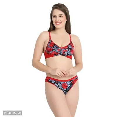 Tace Flower Print Lingerie Sets Pack of 1-thumb2