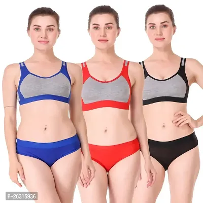 Tace Sports Sets Black  Red  Blue Colour Pack of 3
