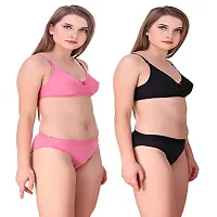 Tace Lingerie Sets Pink  Black Pack of 2-thumb2