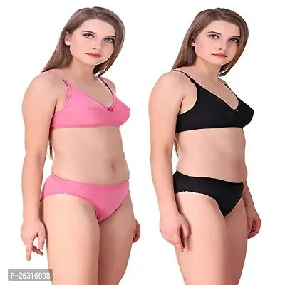 Tace Lingerie Sets Pink  Black Pack of 2-thumb3