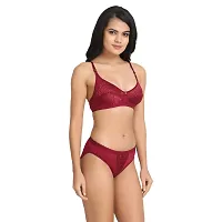 Tace Varsha Maroon Color Lingerie Sets Pack of 1-thumb3