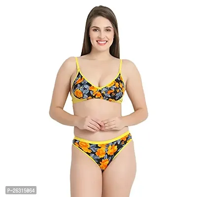 Tace Flower Print Lingerie Sets Pack of 1-thumb2