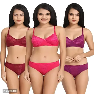 Tace Varsha Bridal Fancy Lingerie Sets Pack of 3