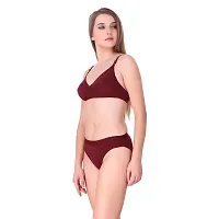 Tace Lingerie Sets Maroon Colour Pack of 1-thumb2