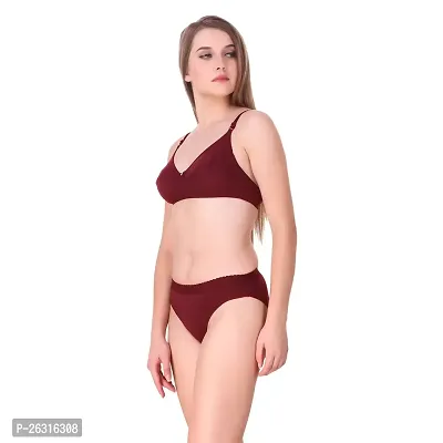 Tace Lingerie Sets Maroon Colour Pack of 1-thumb3