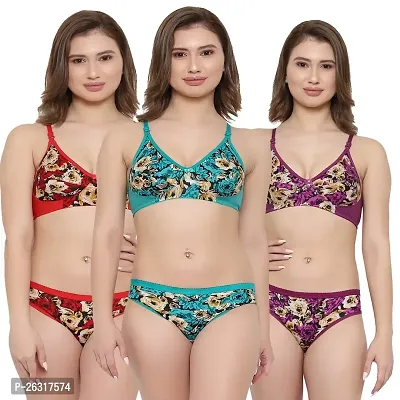 Tace Flower Print Colour Purple  Red  Green Pack of Size 32