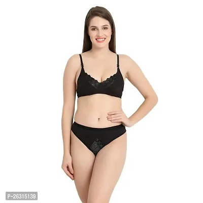 Tace Lingerie Sets Black Colour Pack of 1