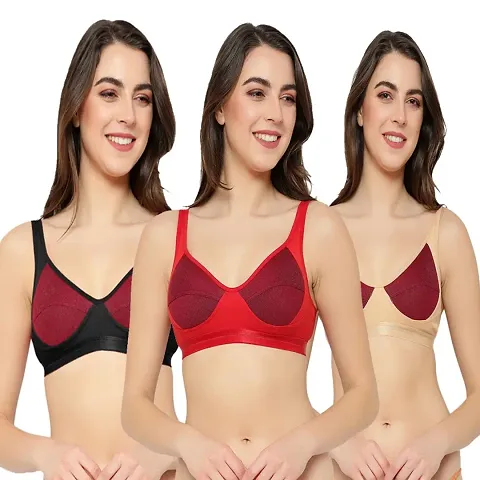 Stylist Blend Bra Set For Women Pack Of 3