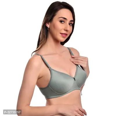 Stylish Cotton Blend Solid Bra for Women, Pack of 3-thumb4